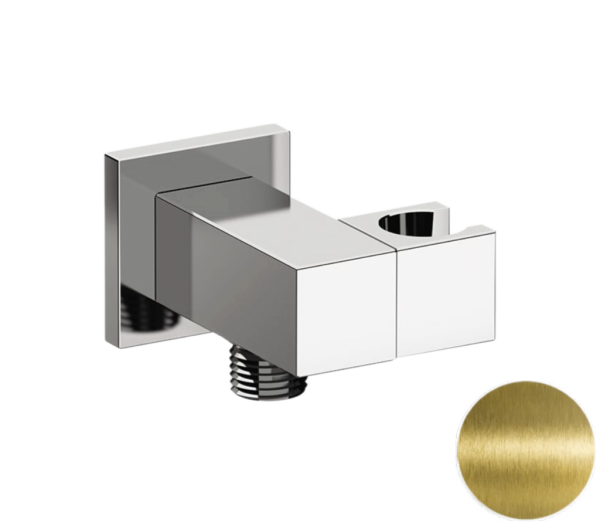 Держатель ручного душа с подключением шланга Remer 337SVO, латунь состаренная