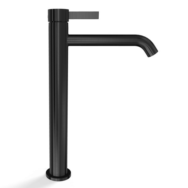 Смеситель для раковины Remer Metrica MC11LXLGM, оружейная сталь PVD