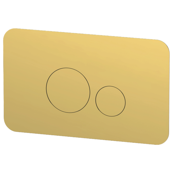 Кнопка смыва Remer RB810DO, золото глянцевое