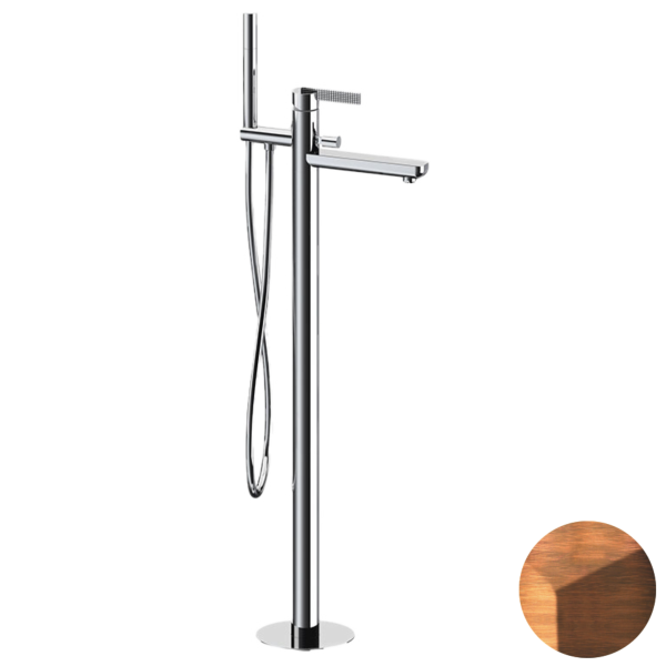 Смеситель для ванны Daniel Club ANC67864, медь состаренная