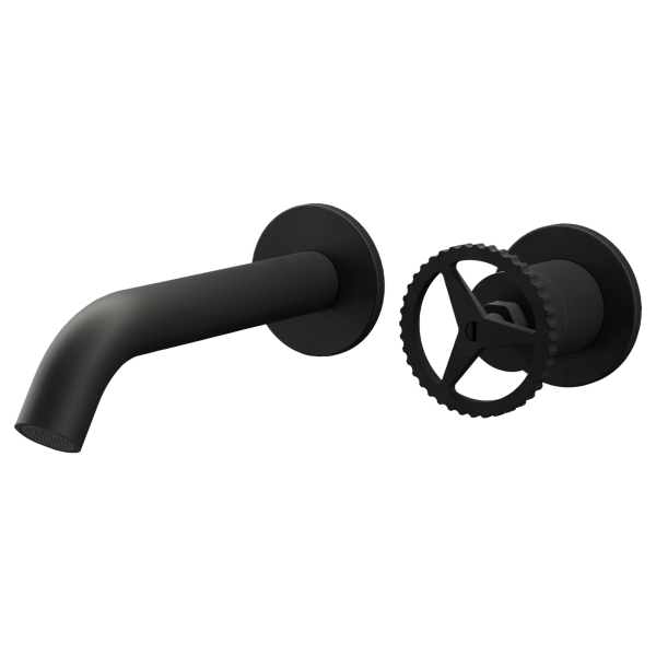 Смеситель для раковины Remer Chrono CH15PWBNO, черный матовый