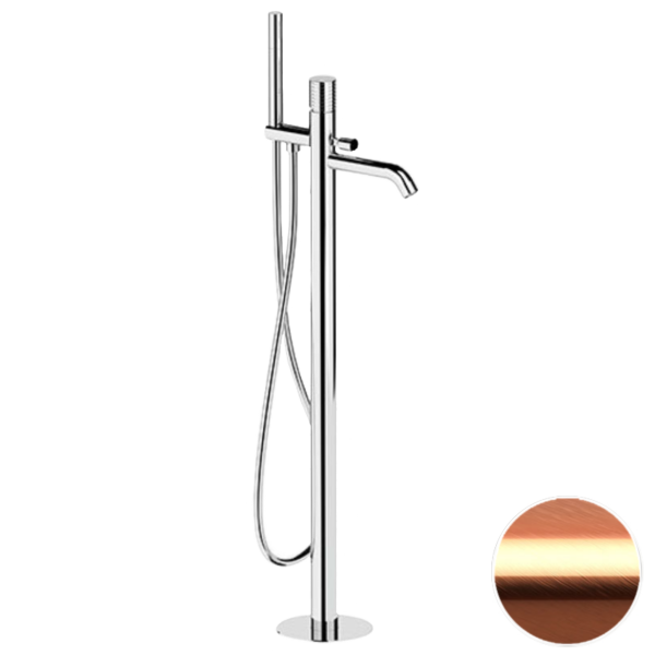 Смеситель для ванны Remer Celebrity CEC08RP, медь брашированная