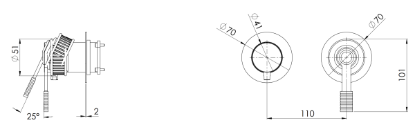 Смеситель для душа Remer Atelier AL93ZPWBNO, черный матовый