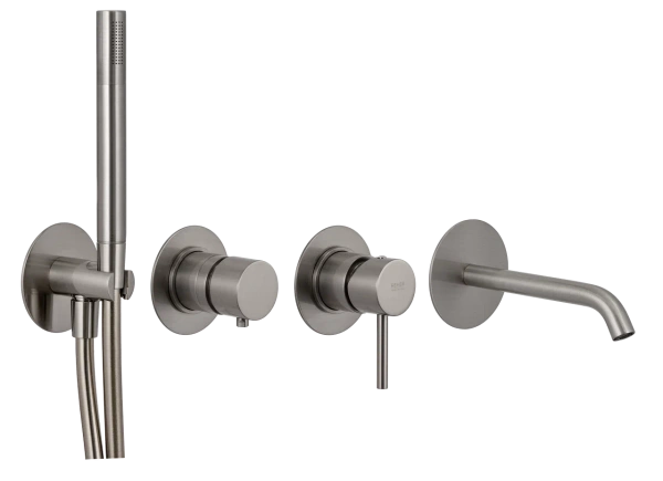 Смеситель для ванны Remer X Style X96S03ROXXXV, сталь