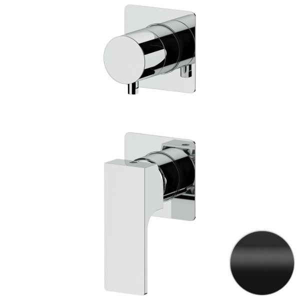 Смеситель для душа Remer Absolute AU92PWBNO, черный матовый