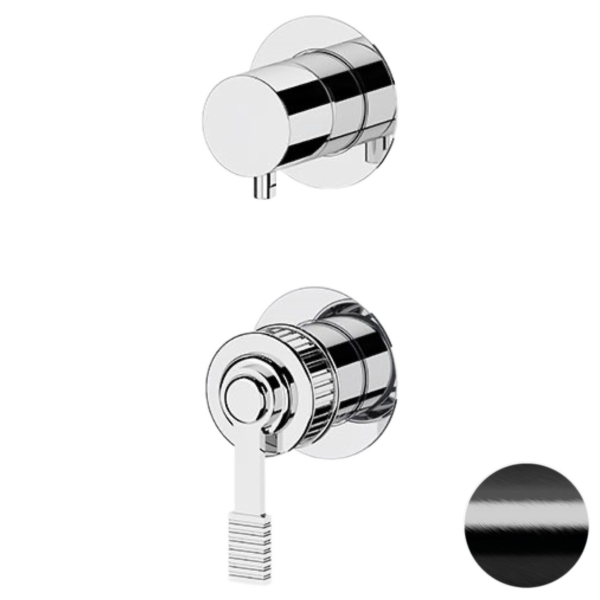 Смеситель для душа Remer Atelier AL92PWBCFP, черный брашированный хром