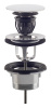 Донный клапан с переливом для ванны click-clack 1”1/2 OMP Tea Clicker 8334.060.6.XD, белый матовый
