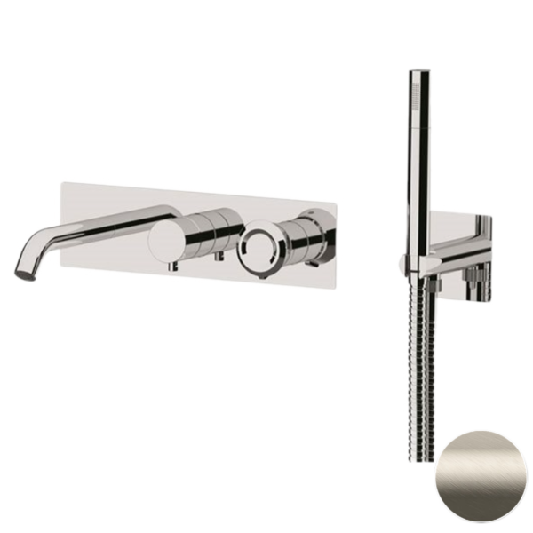 Смеситель для ванны Remer Element ET53D2WBXV, сталь