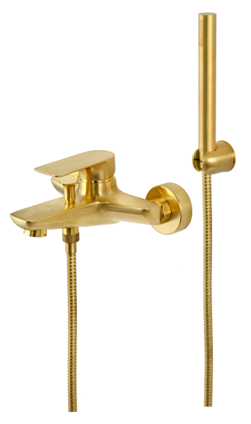Смеситель для ванны Remer Infinity I02BG, золото брашированное
