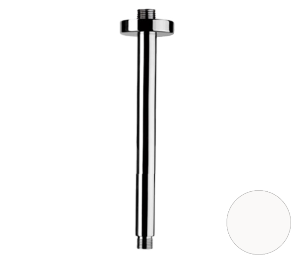 Кронштейн потолочный для верхнего душа 30 см Remer 347N30BO, белый матовый