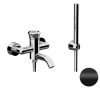 Смеситель для ванны Remer Element ET02NO, черный матовый