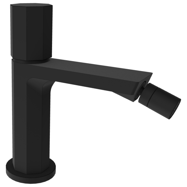 Смеситель для биде Remer Ottagono ON20CCNO, черный матовый