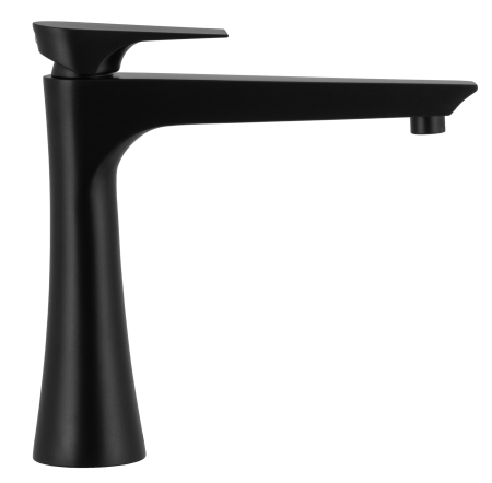 Смеситель для раковины Daniel Diva DV607B15, чёрный матовый