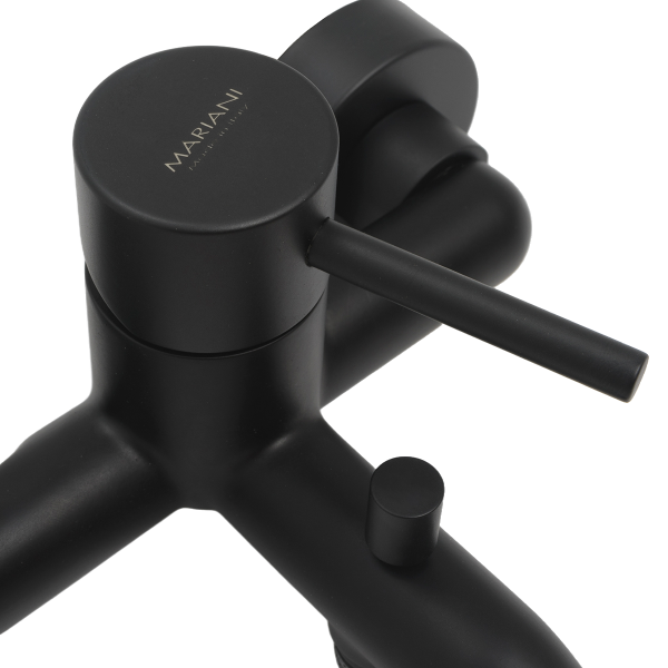 Смеситель для ванны Mariani Next B14212NS, черный матовый