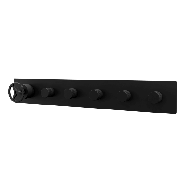 Смеситель для душа Remer Chrono CH98D5WBNO, черный матовый