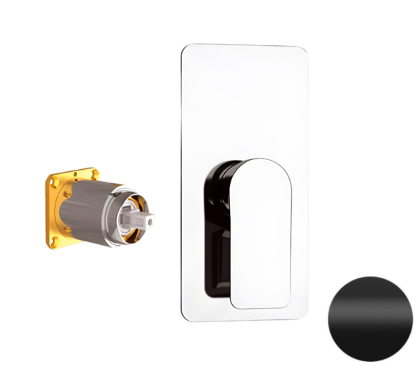 Смеситель для душа Remer Infinity I30KBNO, черный матовый