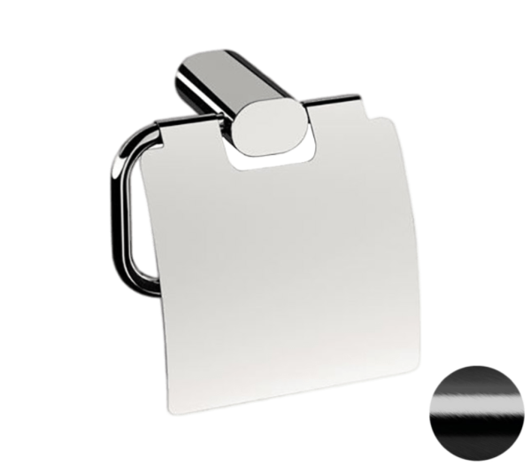 Бумагодержатель Remer Lounge LN60CFP, черный брашированный хром