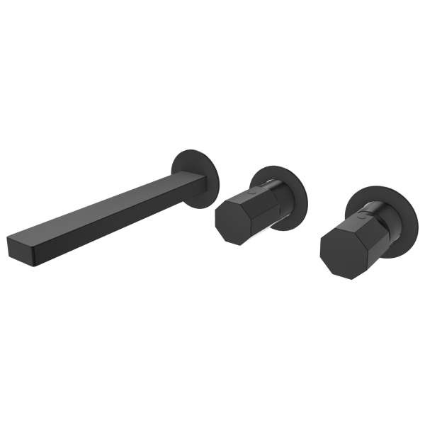 Смеситель для ванны Remer Ottagono ON54D3PWBCFP, черный брашированный хром