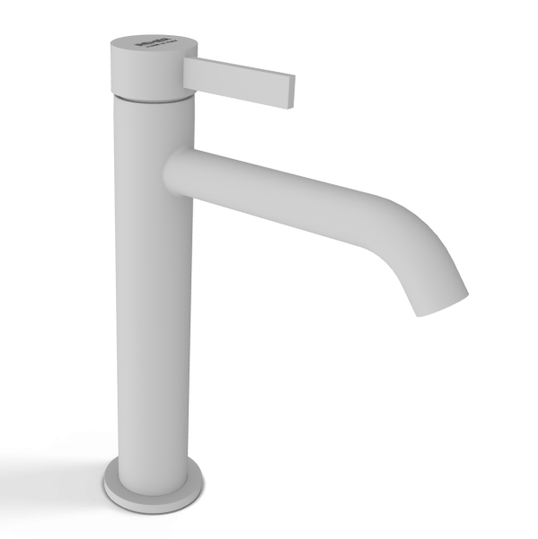 Смеситель для раковины Remer Metrica MC12ABO, белый матовый