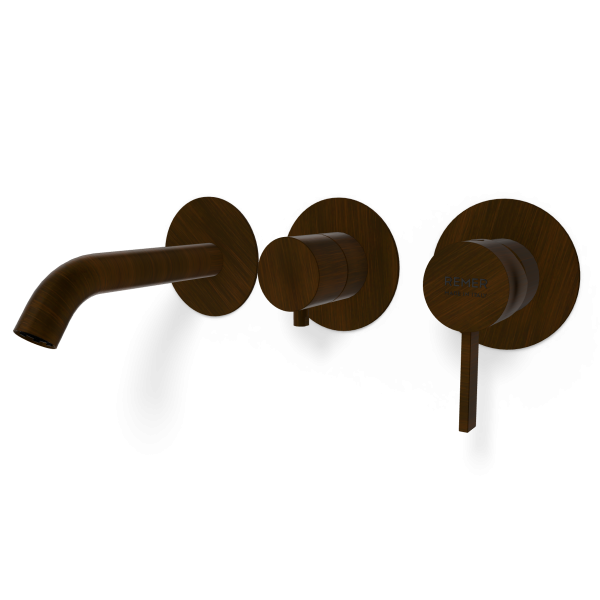 Смеситель для ванны Remer Metrica MC54D3PWBBR, бронза масляная