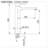 Смеситель для раковины Remer Class Line L11LXL