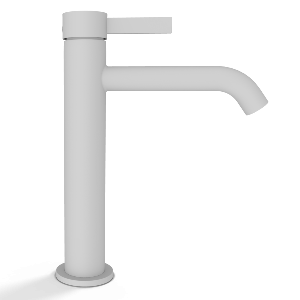 Смеситель для раковины Remer Metrica MC12ABO, белый матовый