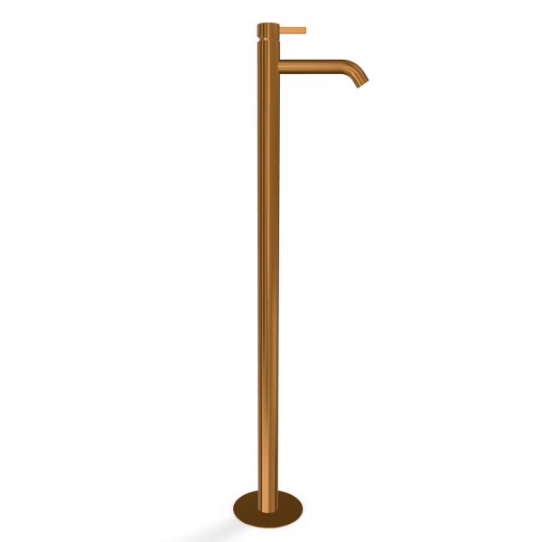 Смеситель для раковины Remer Metrica MC18CU, медь брашированная PVD