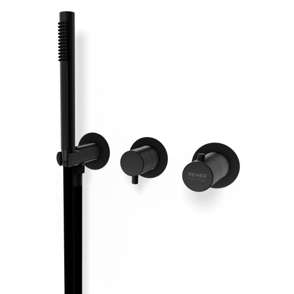 Смеситель для душа Remer X Style XT97D2PWBGM, оружейная сталь PVD