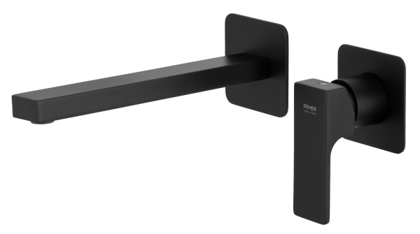 Смеситель для раковины Remer Absolute AU15PNO, чёрный матовый