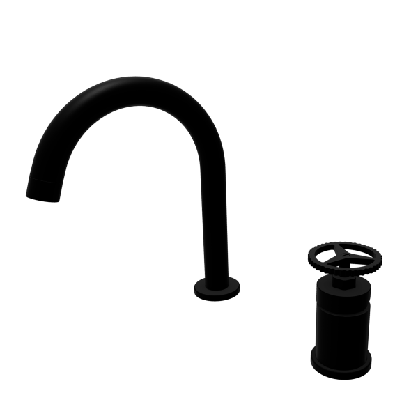 Смеситель для раковины Remer Chrono CH57NO, черный матовый