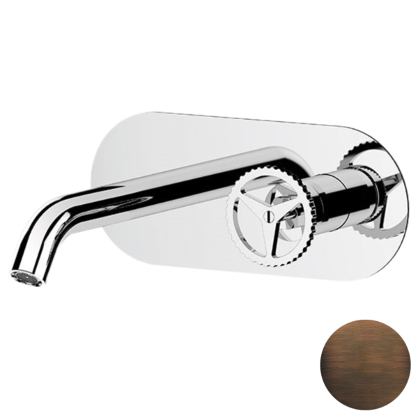 Смеситель для раковины Remer Chrono CH15LWBBR, бронза масляная