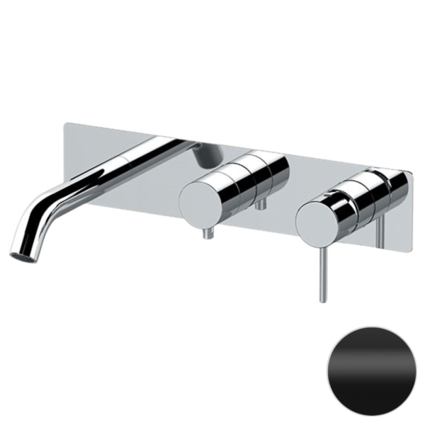 Смеситель для ванны Remer X Style X54D2WBNO, черный матовый