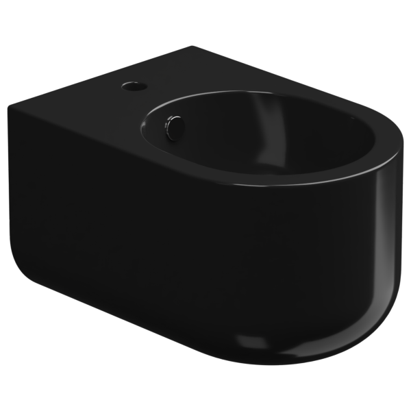 Биде подвесное GSG Ceramic Design Petra PEBISO002, черный глянцевый