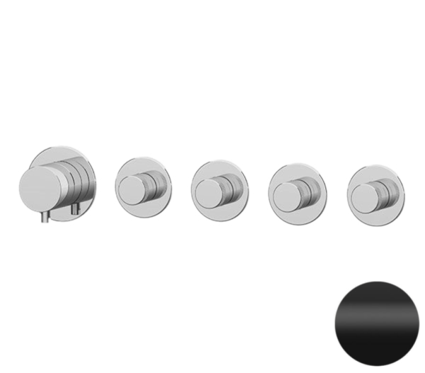 Смеситель для душа Remer X Style N98D4PNO, черный матовый