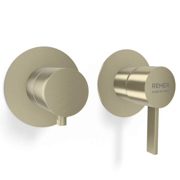 Смеситель для душа Remer Metrica MC93ZPWBNZ, никель брашированный PVD