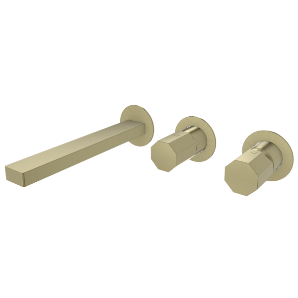 Смеситель для ванны Remer Ottagono ON54D3PWBCH, шампань брашированная PVD