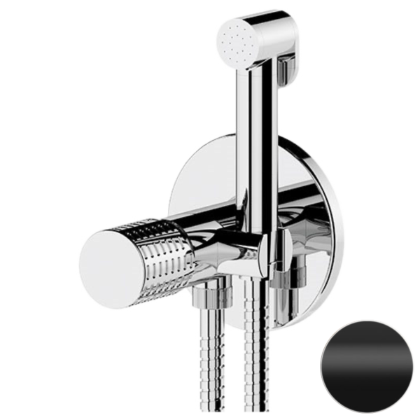 Гигиенический душ со смесителем Remer Celebrity CEC65WNO, черный матовый