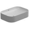 Раковина накладная биколор 60x42 см GSG Ceramic Design Easy EALAVTP60BI000/033, White/Perla Matt