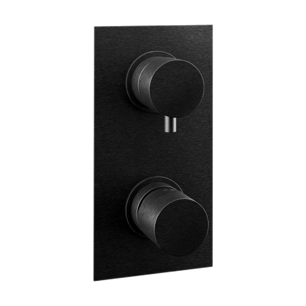 Смеситель для душа Remer Edge EG593CFP, черный брашированный хром