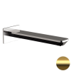 Излив настенный 23 см Daniel Tiara TA4704LDP, золото брашированное