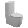 Чаша напольного унитаза биколор GSG Ceramic Design Like LKMBLBI000/001P, White/White Matt