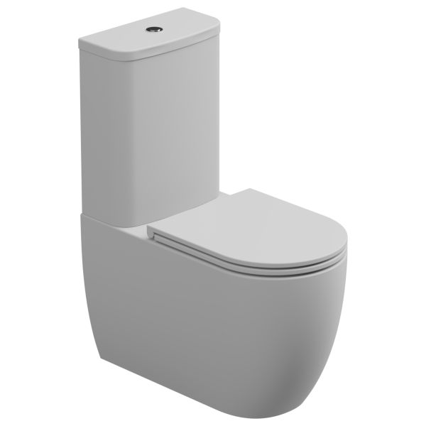 Чаша напольного унитаза биколор GSG Ceramic Design Like LKMBLBI000/001P, White/White Matt