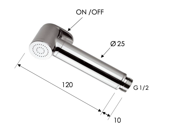 Гигиенический душ Remer 332OWXVX, сталь