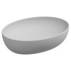 Раковина накладная 55x42 см GSG Ceramic Design Easy EALAVOV55001, белый матовый