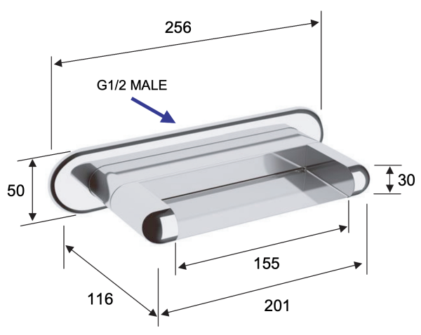 Излив настенный Remer 359NC