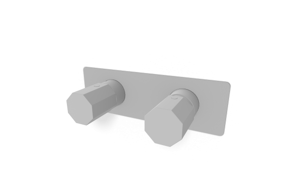 Смеситель для душа Remer Ottagono ON92ZWBBO, белый матовый