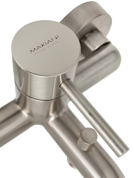 Смеситель для ванны Mariani Next B16212NS, нержавеющая сталь