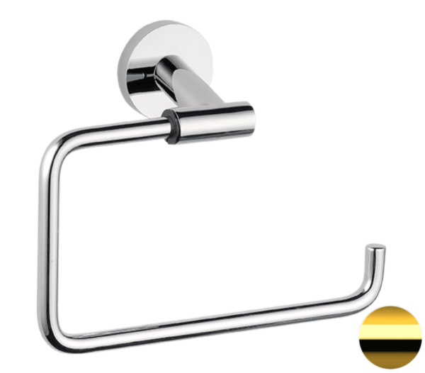 Полотенцедержатель Remer Guest GS44DO, золото глянцевое