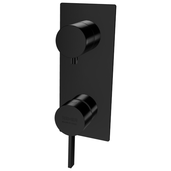 Смеситель для душа Remer Metrica MC92WBCFP, черный брашированный хром