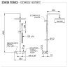 Душевая система термостатическая Remer Elegance EQ32X7MMM20CFP, черный брашированный хром